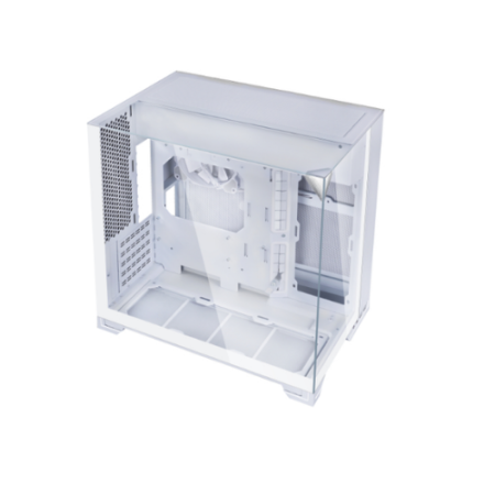 Caja ordenador gaming lian li one vision m matx cristal templado blanca