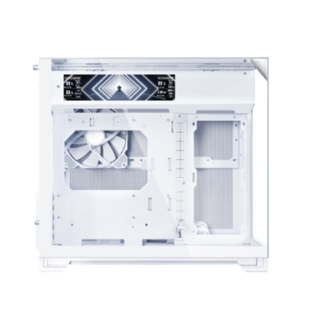 Caja ordenador gaming lian li one vision m matx cristal templado blanca