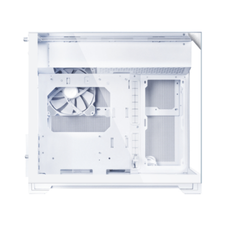 Caja ordenador gaming lian li one vision m matx cristal templado blanca