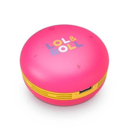 Altavoz energy sistem lol&roll pop kids rosa 5w - tws - bluetooth 5.0 - usb - c