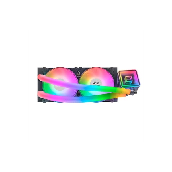 Kit de refrigeracion mars gaming mlultra240 negro 500w 2 x 120mm rgb