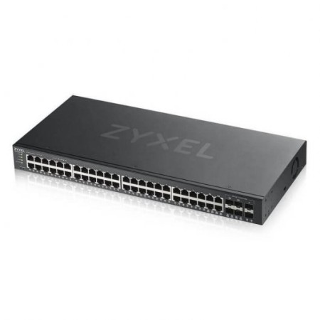 Switch 50 puertos zyxel gs1920 - 48v2 - eu0101f gestionable 44 puertos gigabit ethernet + 4 puertos sfp combo + 2 puertos sfp