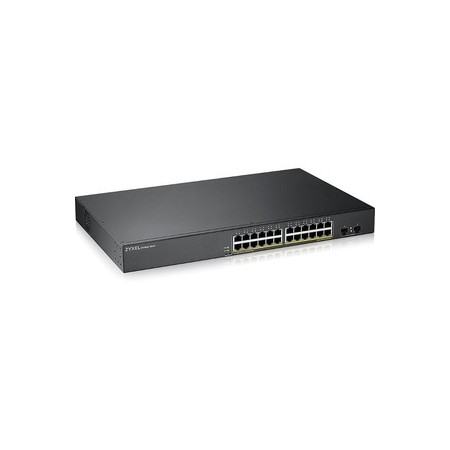 Switch 26 puertos zyxel gs1900 - 24hpv2 24 puertos gigabit ethernet 2 puertos sfp