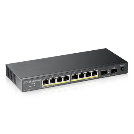 Switch 10 puertos zyxel gs1100 - 10hp - eu0102f