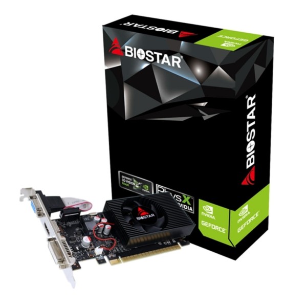 Tarjeta grafica biostar nvidia gt 730 4gb ddr3 hdmi d - sub dvi pci express 2.0