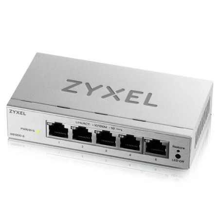 Switch zyxel gs1200 - 5v3 5 puertos