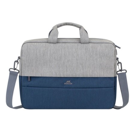 Maletin rivacase 7532 prater para portatil 15.6 pulgadas gris - azul