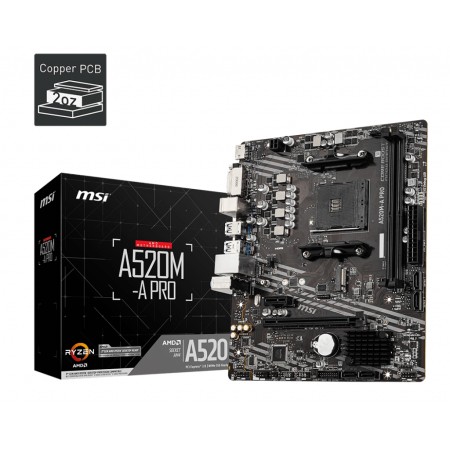 MSI Placa Base A520M-A PRO mATX AM4