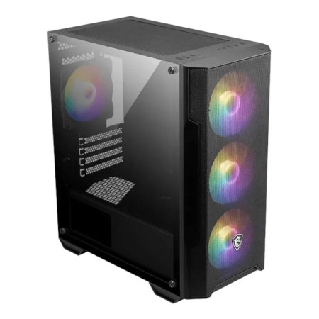 Caja ordenador gaming msi mag forge m100a m - atx 4 x 120mm 1 x usb 3.2 2 x usb 2.0 rgb