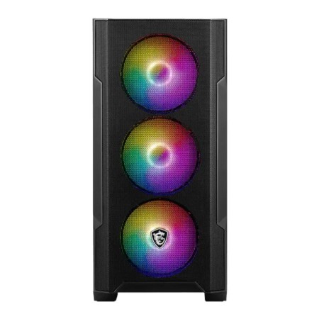 Caja ordenador gaming msi mag forge m100a m - atx 4 x 120mm 1 x usb 3.2 2 x usb 2.0 rgb