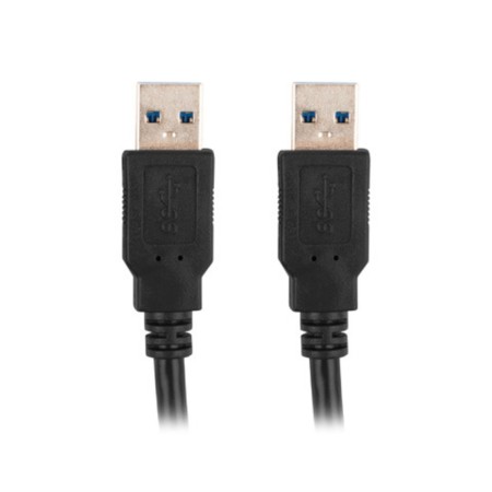 Cable usb 3.0 lanberg 0.5m -  macho - macho -  negro