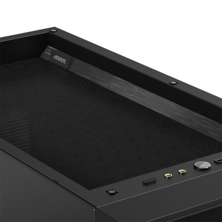 Caja ordenador gaming gigabyte gb - ac500g st atx argb vidrio negra