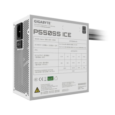 Fuente alimentacion gigabyte p550ss ice atx 550w