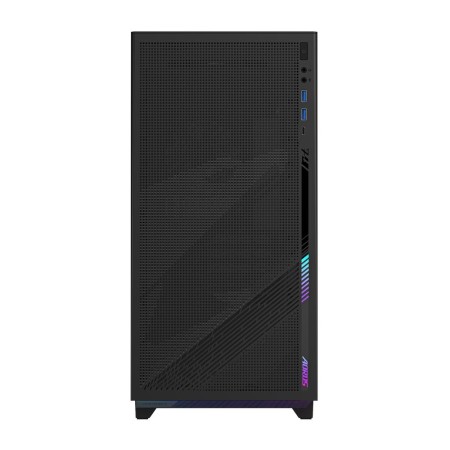Caja ordenador gaming gigabyte aorus c400 atx argb vidrio negra