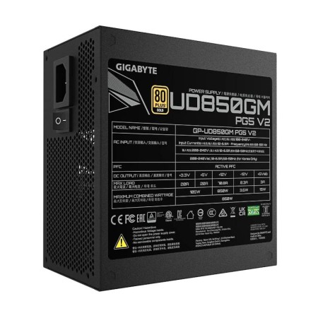 Fuente alimentacion gigabyte gp - ud850gm pg5 v2 gaming atx 850w