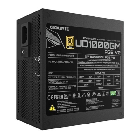 Fuente alimentacion gigabyte gp - ud1000gm pg5 v2 gaming atx 1000w