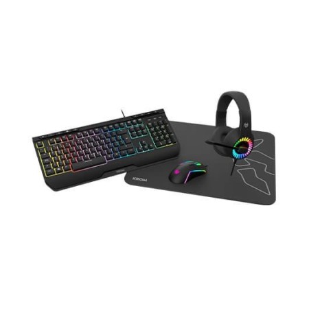 Pack krom kenya raton  teclado  alfombrilla  auriculares gaming