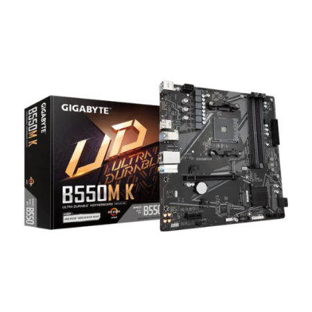 Placa Base Gigabyte B550M K Socket AM4/ DDR4/ PCIe 4.0/ Micro ATX