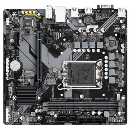 Placa Base Gigabyte B760M H DDR4 Socket 1700/ DDR4/ PCIe 4.0/ Micro ATX