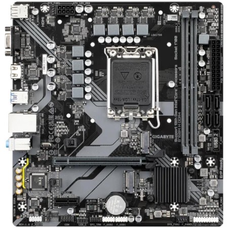 Placa Base Gigabyte B760M H DDR4 Socket 1700/ DDR4/ PCIe 4.0/ Micro ATX