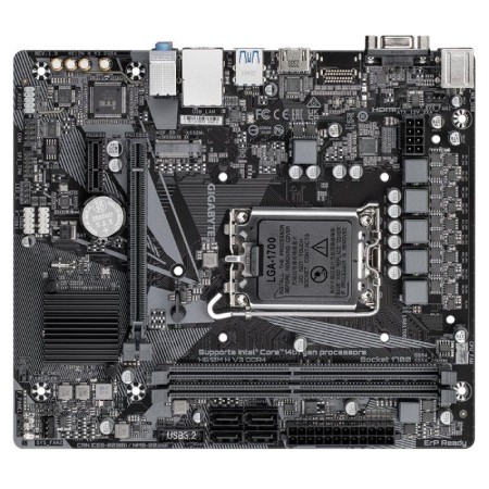 Placa Base Gigabyte H610M H V3 DDR4 Socket 1700/ DDR4/ PCIe 4.0/ Micro ATX