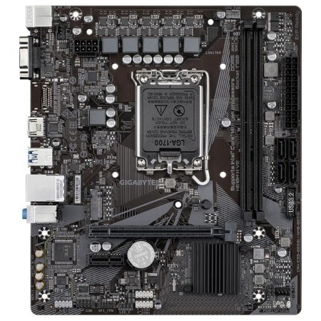 Placa Base Gigabyte H610M H V2 Socket 1700/ DDR5/ PCIe 4.0/ Micro ATX