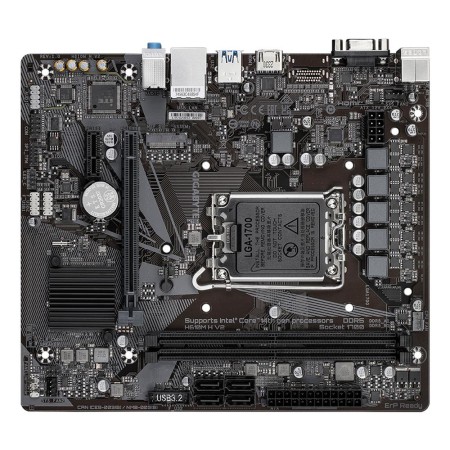 Placa Base Gigabyte H610M H V2 Socket 1700/ DDR5/ PCIe 4.0/ Micro ATX