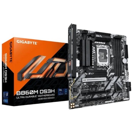 Placa Base Gigabyte B860M DS3H Socket 1851/ DDR5/ PCIe 5.0/ Micro ATX