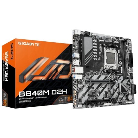 Placa Base Gigabyte B840M D2H Socket AM5/ DDR5/ PCIe 4.0/ Micro ATX