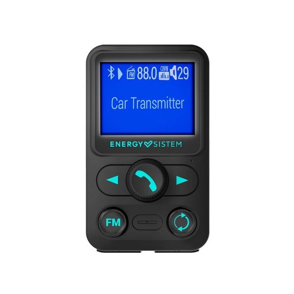 Transmisor fm coche xtra bluetooth energy sistem - 1.4 pulgadas lcd - asistente de voz - carga usb - mp3