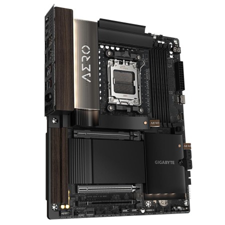 Placa base gigabyte gigabyte x870e aero x3d dark wood am5 atx - 4x ddr5 - 4x sata3