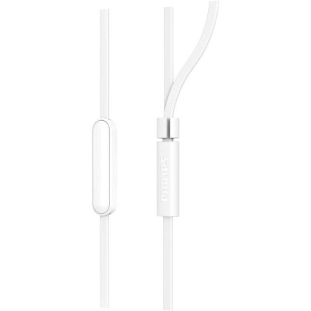 Auriculares Intrauditivos Philips TAE1105WT/ con Micrófono/ Jack 3.5/ Blancos