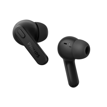 Auriculares bluetooth philips tat2206bk - 00 black ipx4 estuche de carga