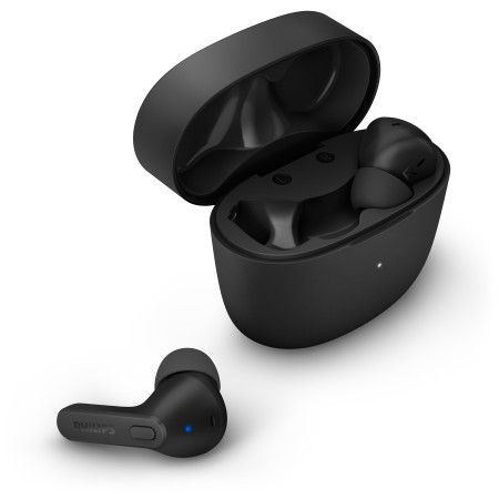 Auriculares bluetooth philips tat2206bk - 00 black ipx4 estuche de carga