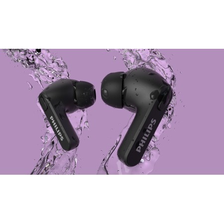 Auriculares bluetooth philips tat2206bk - 00 black ipx4 estuche de carga