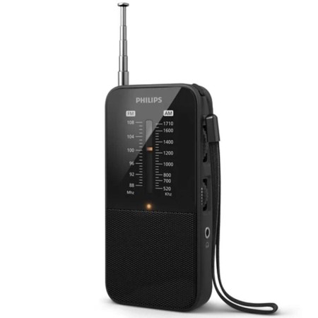 Radio Portátil Philips TAR1509/ a Pilas/ Negra