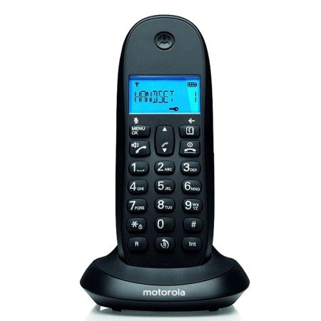 Telefono fijo inalambrico motorola c1001 cb negro