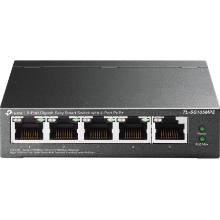 TP-Link TL-SG105MPE Switch 5xGbE (4PoE+) Metal