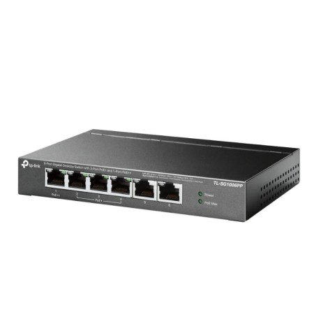 Switch TP-Link TL-SG1006PP 6 Puertos/ RJ-45 10/100/1000/ PoE++