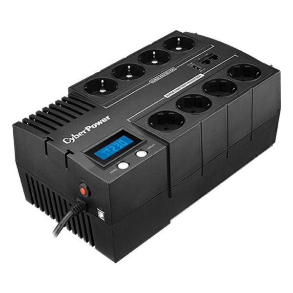 SAI Línea Interactiva Cyberpower BR1000ELCD/ 1000VA-600W/ 8 Salidas/ Formato Bloque