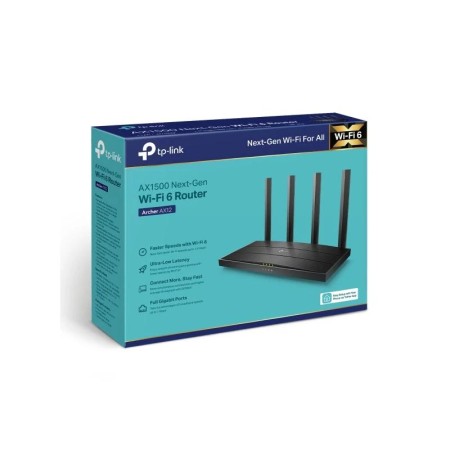 Router Inalámbrico TP-Link Archer AX12/ WiFi 6/ 1500 Mbps/ 2.4GHz 5GHz/ 4 Antenas/ WiFi 802.11ax/ac/n/a/ - n/b/g