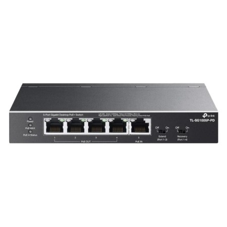 Switch TP-Link TL-SG1005P-PD 5 Puertos/ RJ-45 1/ 2.5Gbps PoE