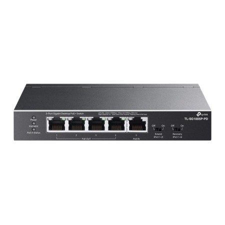 Switch TP-Link TL-SG1005P-PD 5 Puertos/ RJ-45 1/ 2.5Gbps PoE