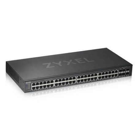 Switch 50 puertos zyxel gs1920 - 48v2 - eu0101f gestionable 44 puertos gigabit ethernet  4 puertos sfp combo  2 puertos sfp