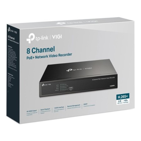 VIGI NVR1008H-8P Grabador IP Rack 01 HDD 08 C