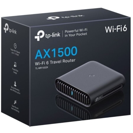 Router de Viaje Inalámbrico 4G Móvil TP-Link TL-WR1502X 1500Mbps/ 2.4GHz 5GHz/ WiFi 802.11ax/ac/n/a/b/g/n