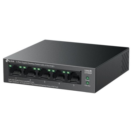 TP-Link LS105GP Switch 4xGb PoE+ 1xGb 65w