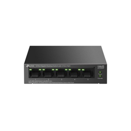 TP-Link LS105GP Switch 4xGb PoE+ 1xGb 65w