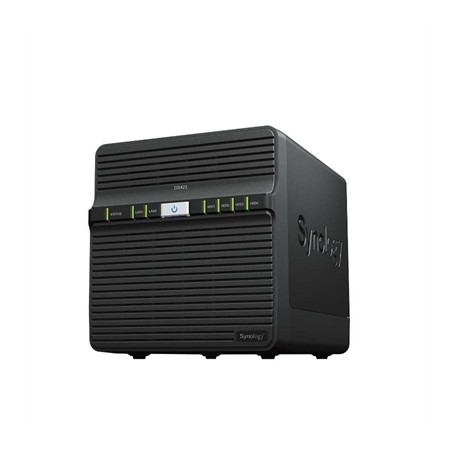 Servidor nas synology disk station ds423 2 gb 4 bahias raid ethernet gigabit