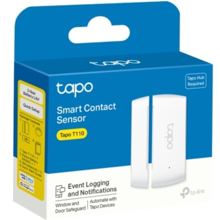 Sensor de Contacto Inteligente TP-Link Tapo T110/ Requiere Hub Inteligente